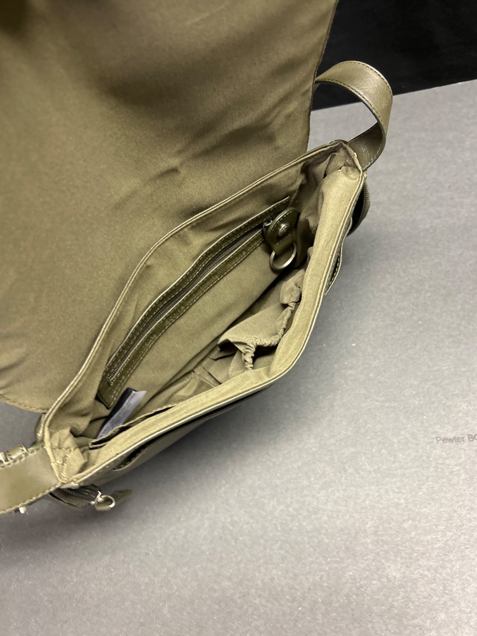 Stone Mountain Leather Crossbody Bag With Adjustable Strap - 4