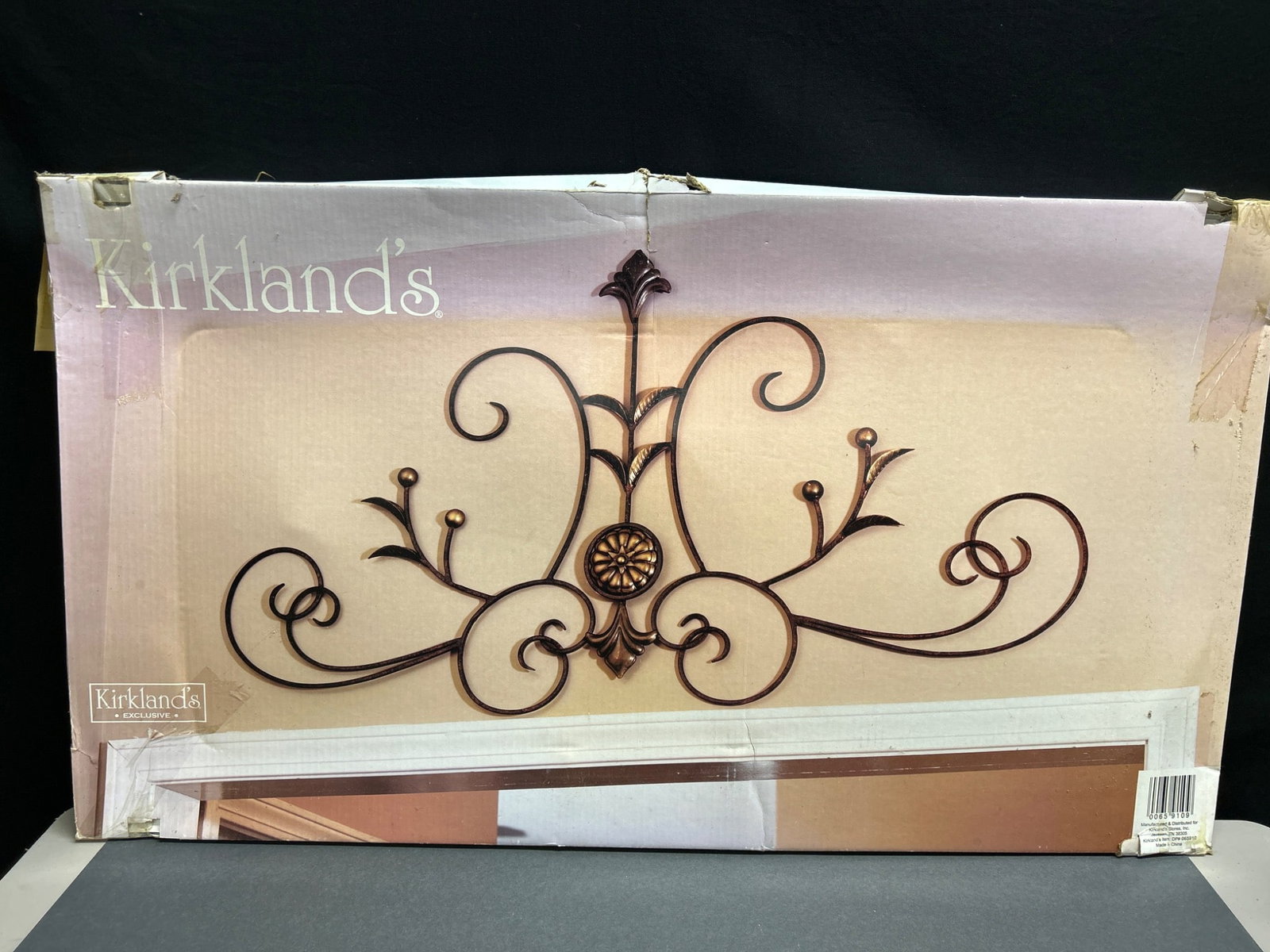 Kirkland's Decorative Wall Scroll Panel with Original Packaging - 2