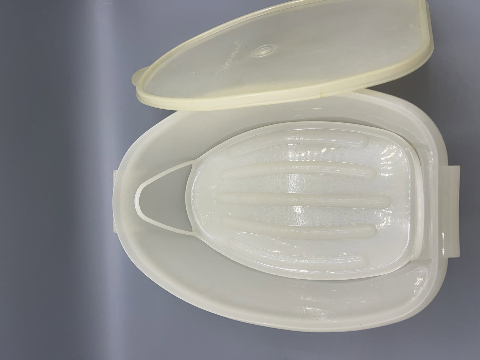 Tupperware Oval Steamer with Lid and Insert - 3