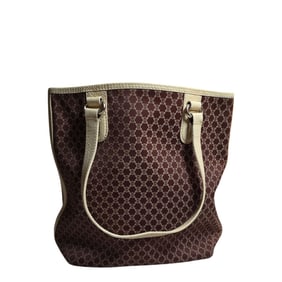 Celine Monogrammed Canvas Handbag