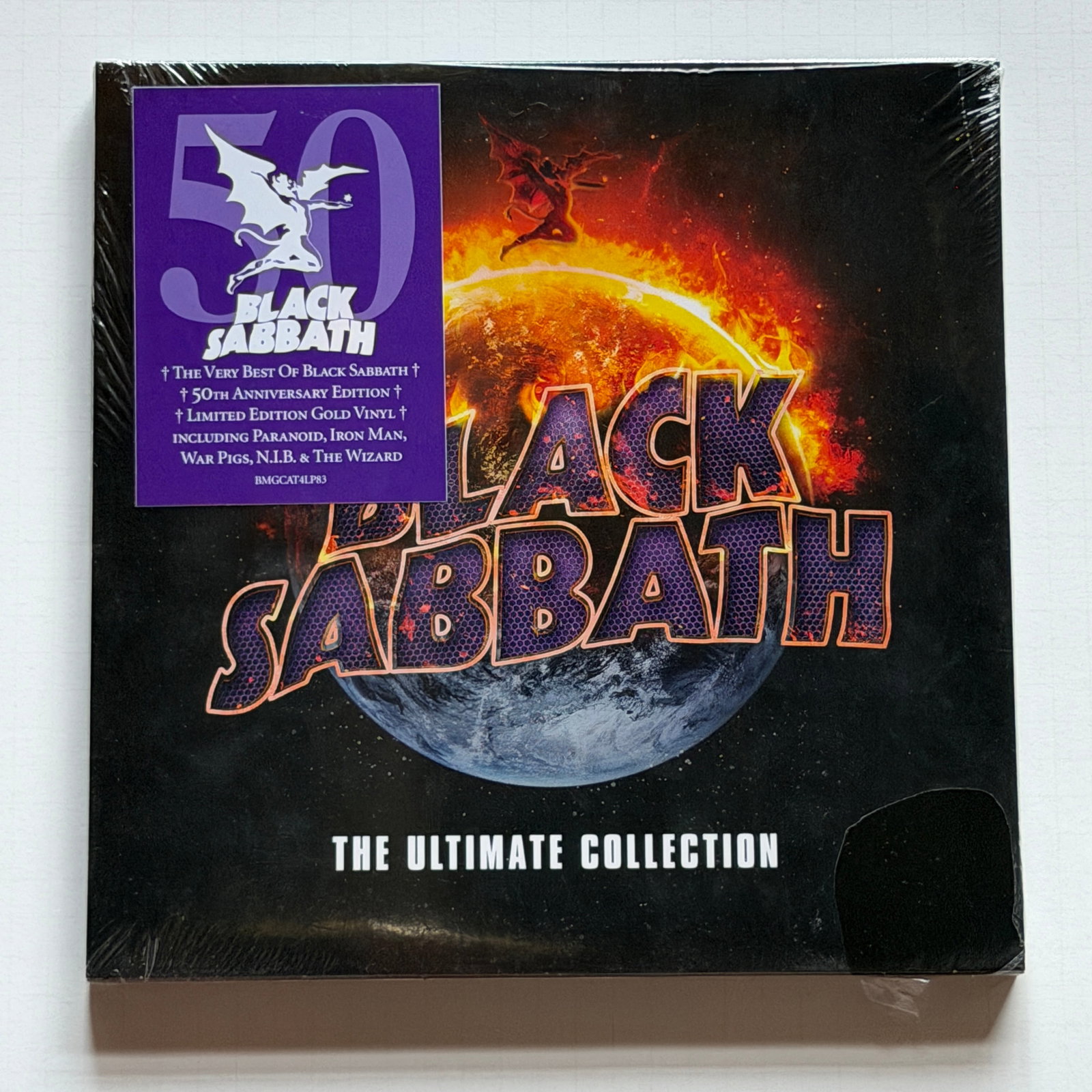 Black Sabbath The Ultimate Collection 4xLP Box Gold Vinyl SEALED 2020 BMGCAT4LP83X (1 of 2)