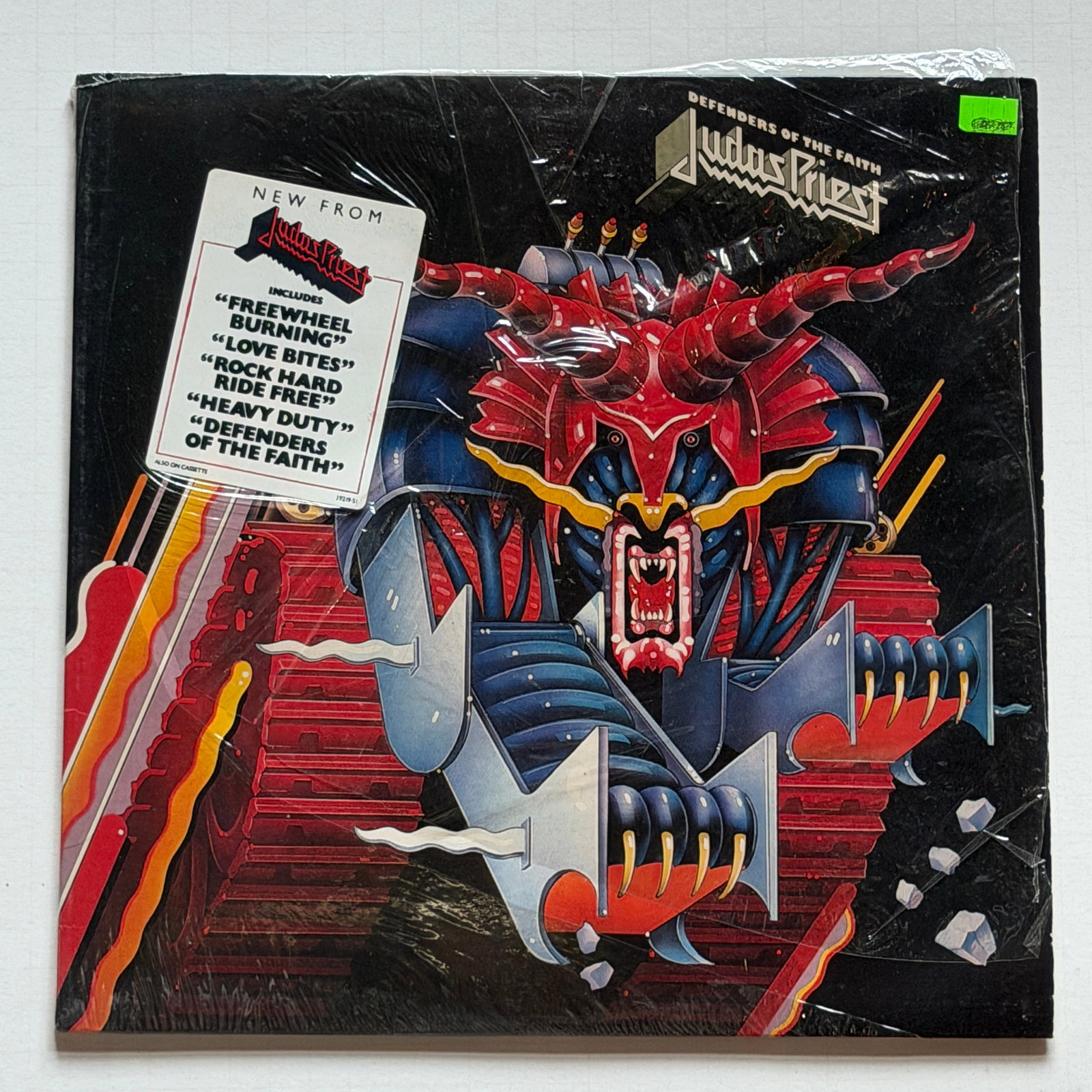 Judas Preist Defenders Of The Faith LP 1984 Original in shrink wrap/ Hype Sticker Columbia FC 39219 (1 of 3)