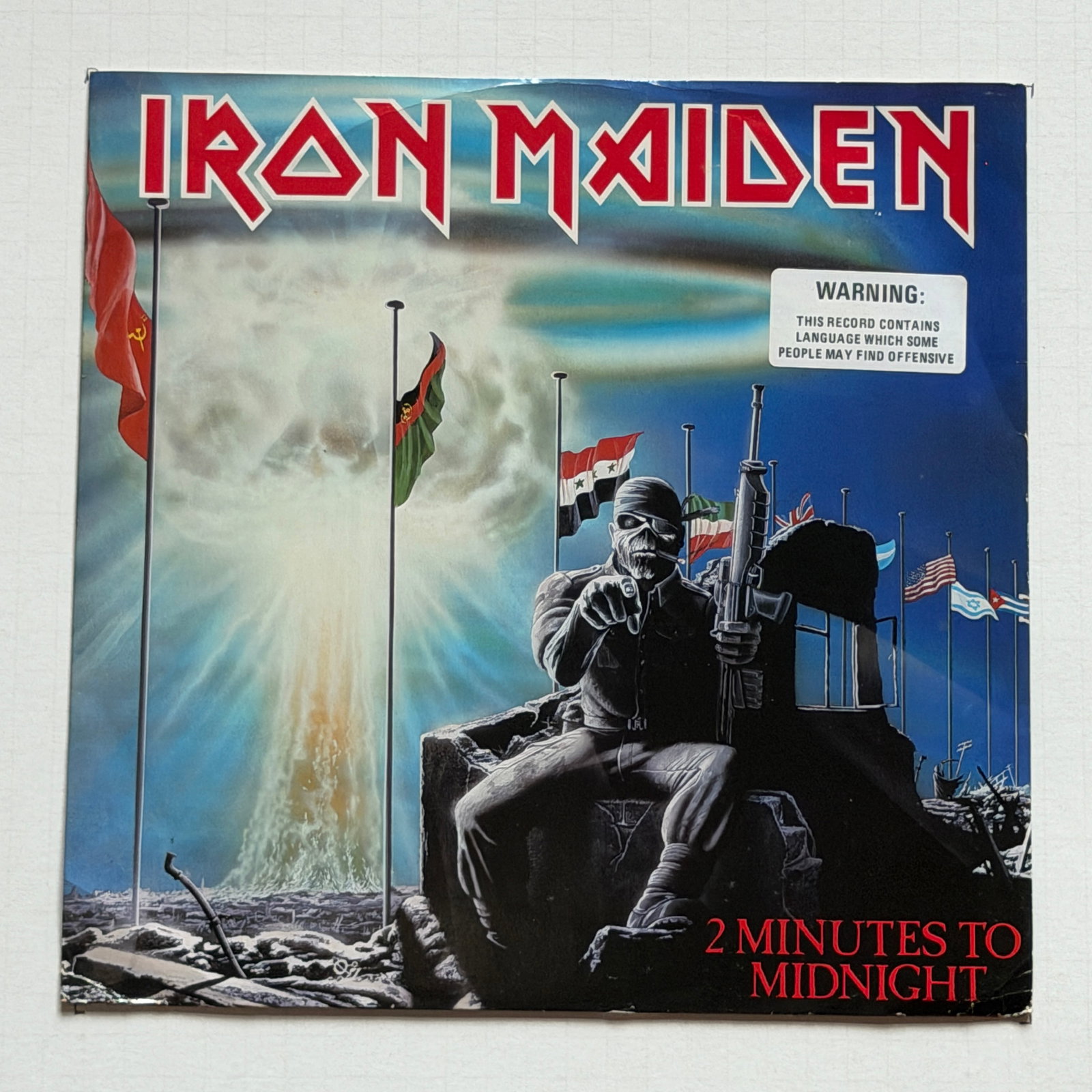 Iron Maiden 2 Minues To Midnight UK 12" 1984 EMI – 12 EMI 5489,: Original UK Pressing.