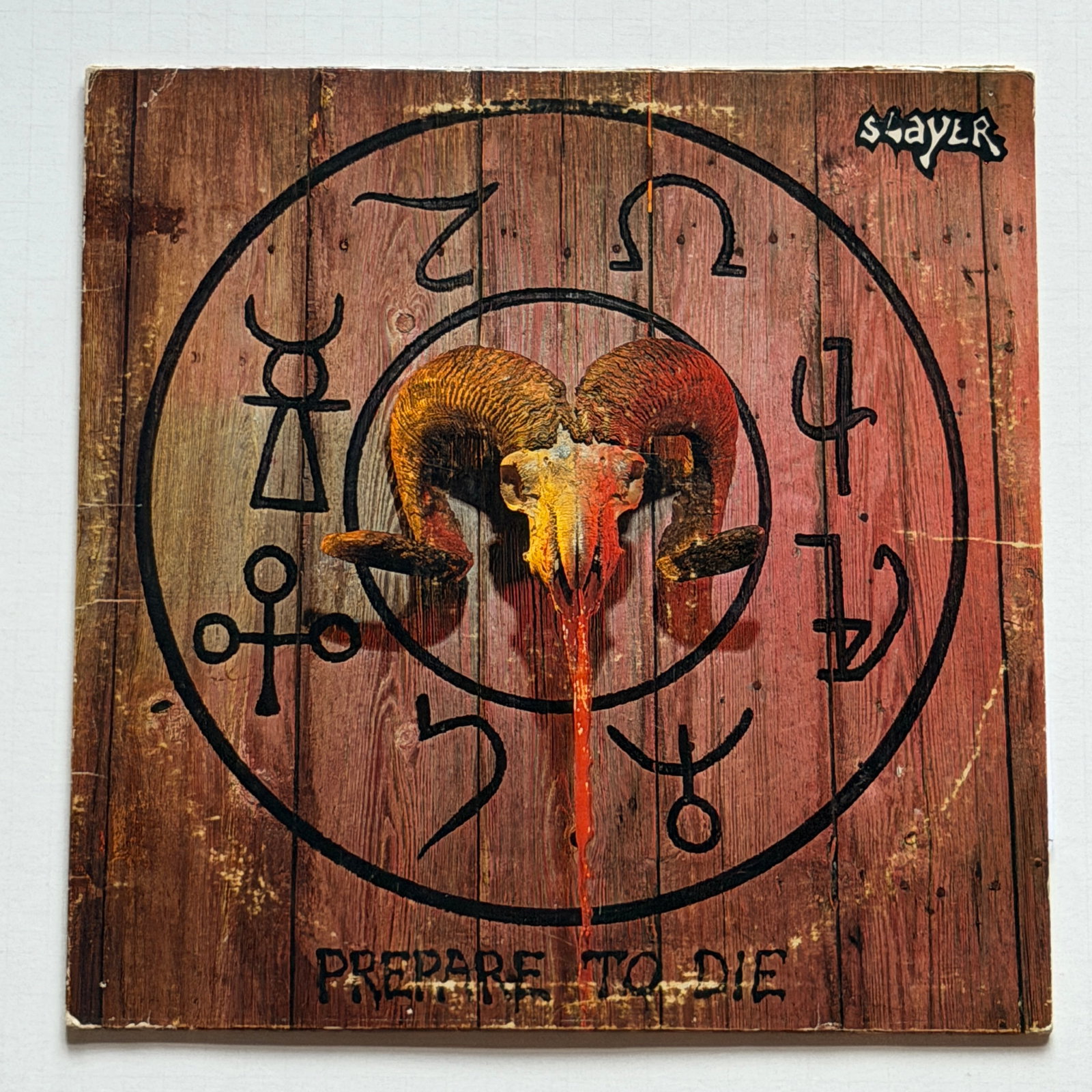 Slayer – Prepare To Die 12" EP 1983 US Original Rainforest Records (2) – RF 001 (1 of 3)