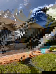 Outdoor Sculpture Gymnast (turning)