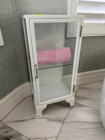 white cabinet