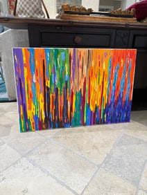 Multi Color oil on canvas