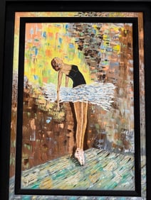 Ballerina oil on canvas