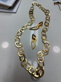 Circle Chain and earrings