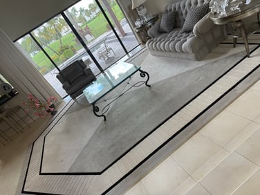 Floor rug Exagon