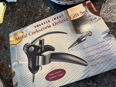 Metal Corkscrew Deluxe Gift Set