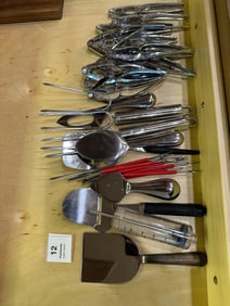 Assorted Seafood & Kitchen Tools