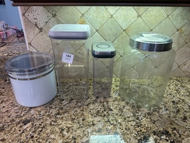 Kitchen Canister Set – OXO POP Containers & Glass Storage Jars
