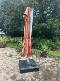 Offset Patio Umbrella with Base