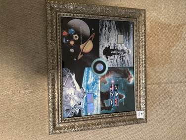 Framed NASA Space Stamp Collection
