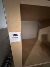Tall Wooden Bookshelf
