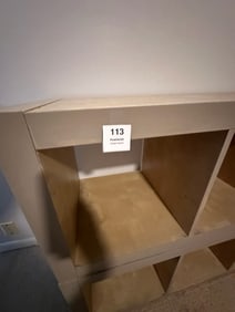 Wooden Cubby Shelf