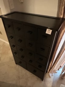 Black Multi-Drawer Cabinet