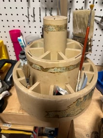 Paint Brush Holder, Surge Protector, External Drive, File Cabinet