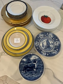 Collection of Dinner & Decorative Plates – Crate & Barrel, Wallace China and more