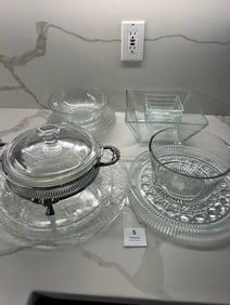 Assorted Glass Servingware