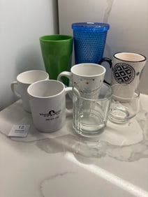 Assorted Mugs & Glassware Collection