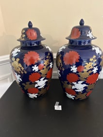Collection of Blue & White Porcelain Ginger Jars, Delft, and Decorative Vessels