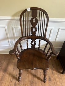 Vintage Windsor Style Comb Back Armchair