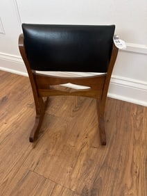 Vintage Piano Stool / Bench with Upholstered Seat