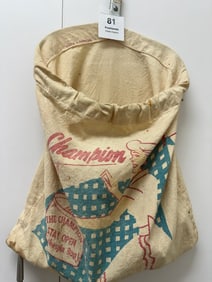 Vintage Champion Clothespin Bag