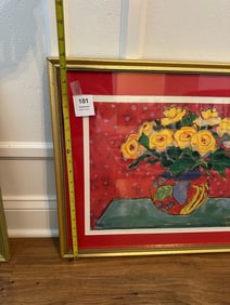 Framed Floral Still Life Print