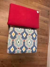 Pair of Upholstered Benches/Ottomans