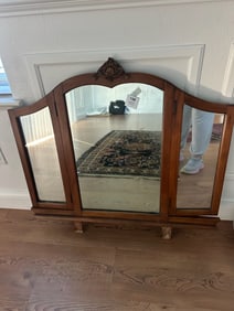 Vintage Tri-Fold Vanity Mirror