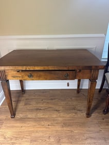 Antique Mission Oak Expanding “Libry-Dine” Table, Twin City Mission Furniture Co.