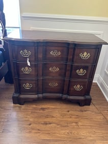 Drexel Serpentine Front Mahogany Dresser