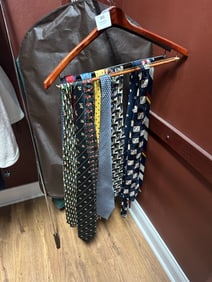 Collection of Men’s Silk Neckties, Including St. George Milano