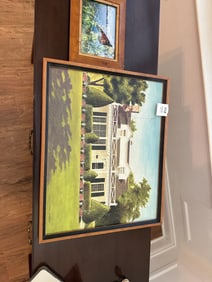 Frank Lathers House Painting & Butterfly Photograph