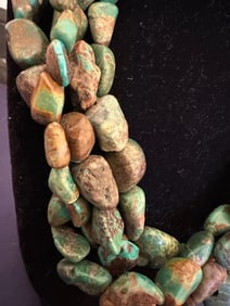 Multi-Strand Turquoise Nugget Necklace