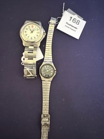Pair of Vintage Watches: Swiss Army & Charles Jourdan II