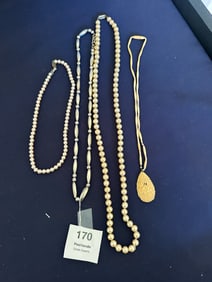 Group of Vintage Beaded Necklaces (4 pcs)