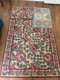 Company C Floral Area Rug with Bonus Accent Rugs