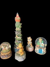 Mixed Lot of 5 Music Boxes & Snow Globes