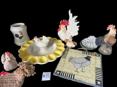 Farmhouse Rooster & Chicken Décor Collection
