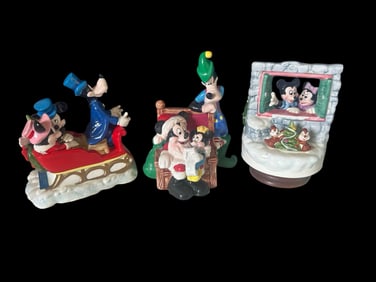 Disney Schmid Christmas Figurines & Music Boxes