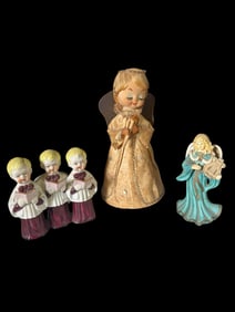 Vintage Angel & Choir Figurine Grouping (Japan & Others)