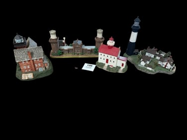 Collection of Lighthouse Sculptures – Harbour Lights & Scaasis Originals