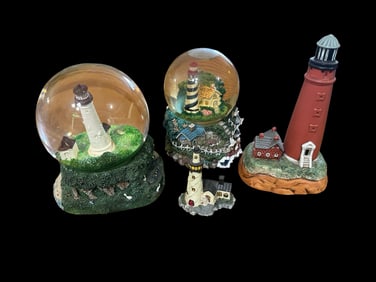 Lighthouse Snow Globes & Music Boxes