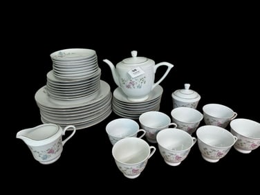 Floral China Dinnerware & Tea Service