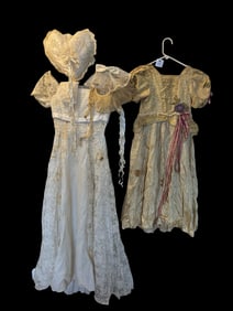 Antique/Vintage Dresses & Accessories (2pcs + bonnet)