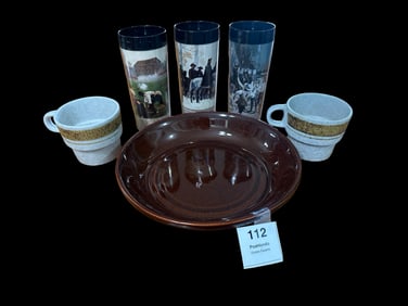 Mixed Vintage Drinkware & Pottery Set